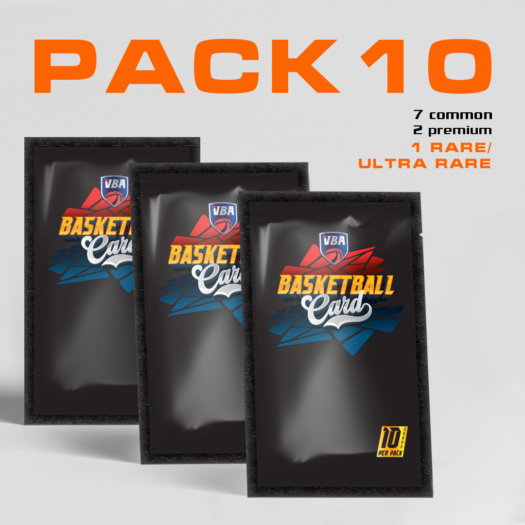 Bộ 10 thẻ Cầu thủ - VBA STAR X CARD